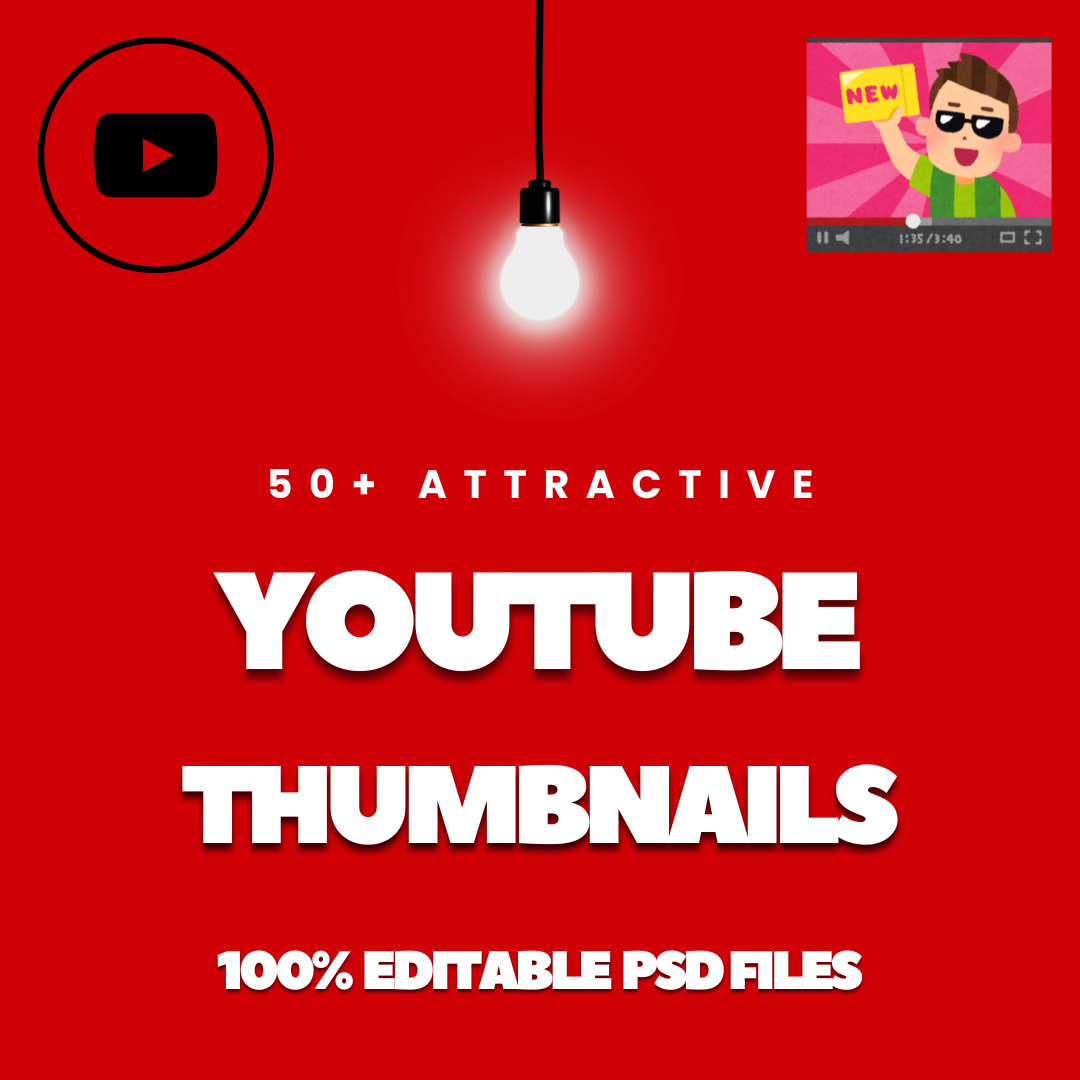 50+ Attractive YouTube Thumbnails Your Channel Needs